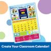 Learning Resources Magnetic Learning Calendar, 51 Magnetic Pieces & Calendar, Measures 12" x 16-1/2", Back to School Supplies,Teacher Supplies for Classroom view 3