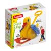 Quercetti Quack and Flap Duck Push Toy - Makes Sounds and Flaps Wings as it Rolls, Helps Toddlers Learn First Steps and Promotes Walking, for Kids Ages 1 - 3 Years , Yellow view 1