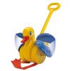 Quercetti Quack and Flap Duck Push Toy - Makes Sounds and Flaps Wings as it Rolls, Helps Toddlers Learn First Steps and Promotes Walking, for Kids Ages 1 - 3 Years , Yellow view 2
