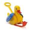 Quercetti Quack and Flap Duck Push Toy - Makes Sounds and Flaps Wings as it Rolls, Helps Toddlers Learn First Steps and Promotes Walking, for Kids Ages 1 - 3 Years , Yellow view 3