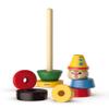 BRIO Infant & Toddler 30120 - Stacking Clown - 9 Piece Wood Stacking Toy for Kids Ages 1 and Up view 4