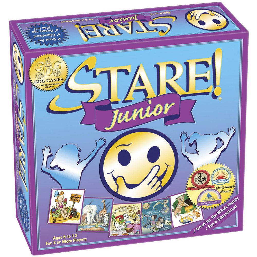 Stare Junior  The Award-Winning Game of Visual Recall, Where Fun Image Cards Challenge Kids Minds  Great for The Whole Family, Ages 6 & Up