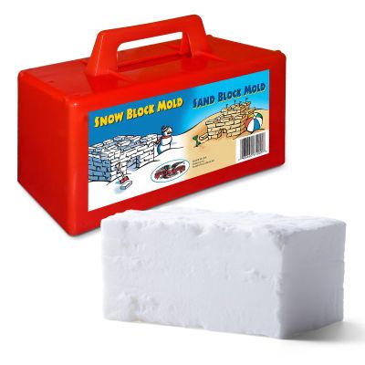 Flexible Flyer Snow Fort Building Block, Sand Castle Mold, Beach Toy Brick Form, 1 Mold (605)