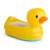 Munchkin Duck Inflatable Baby Bathtub for Babies 6-24 Months, White Hot Heat Alert, Great for Home or Travel, Classic Yellow Ducky view 1