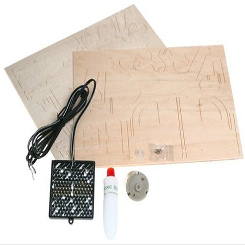 Solar Powered Wooden Helicopter Kit
