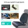 Prince Lionheart Car Seat Protector, The Only 2 Stage Seatsaver Designed with Thick Padding, Nonabsorbent, Waterproof, PVC Foam Material. Compatible With all Baby and Toddler Car Seats(Black) view 3