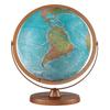 Atlantis 12" Diameter Globe, USA Cartography with Ocean and Mountain Relief and Sturdy Metal Base. True to its name, Atlantis features more ocean details than any other Replogle Globe. Brightly colored blue oceans show undersea physical features repr view 1