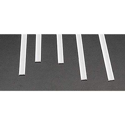 0.19 X 15 in. CFS-6 Fineline STYRENE Channel, 5PK