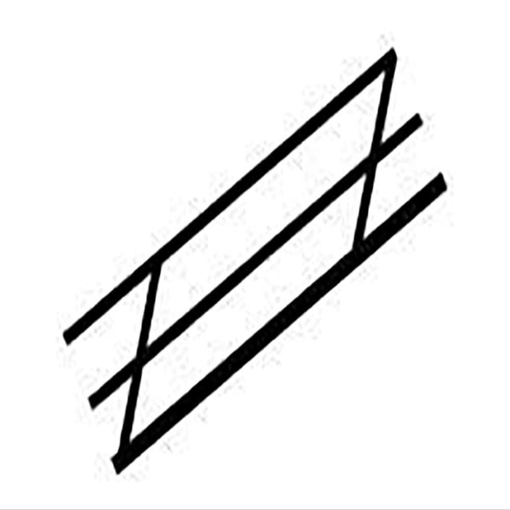 Plastruct SRS-2 N Stair Rail 2 PLS90691 Plastic Building Supplies