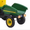 Peg Perego John Deere Farm Tractor and Trailer Pedal Tractor, Green view 4