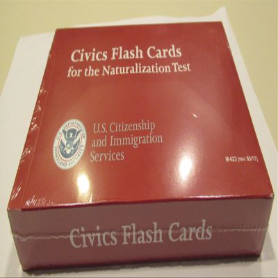 Civics Flash Cards for the Naturalization Test