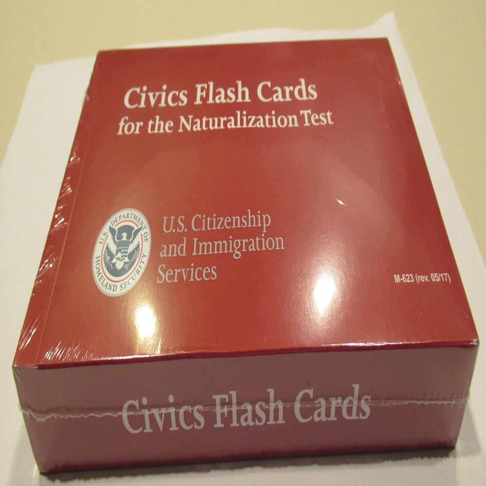 Civics Flash Cards for the Naturalization Test
