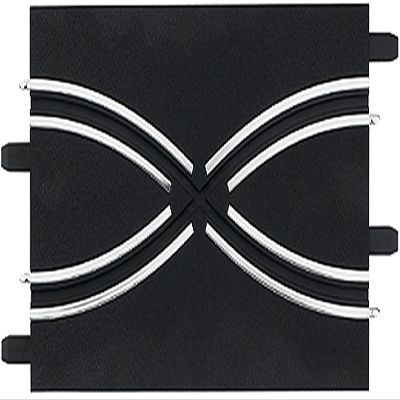 Carrera GO 61609 Lane Change Changing Section Track Part Add On Accessory (2-Pack)