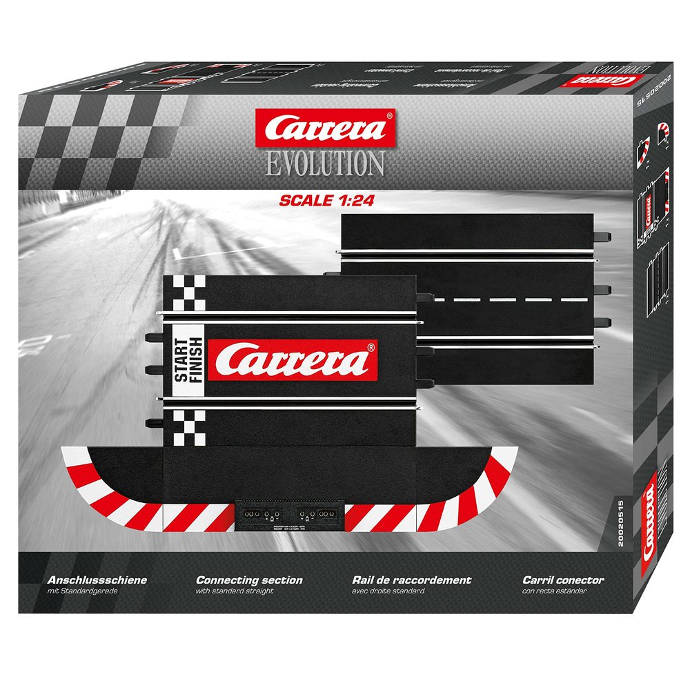 Carrera Evolution Anschlussstck INKL. Standard Gerade Playset