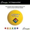 Champion Sports Rhino Playground Balls 8.5"D - Two Ply, Nylon Wound, YELLOW view 3