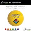Champion Sports Rhino Playground Balls 8.5"D - Two Ply, Nylon Wound, YELLOW view 4