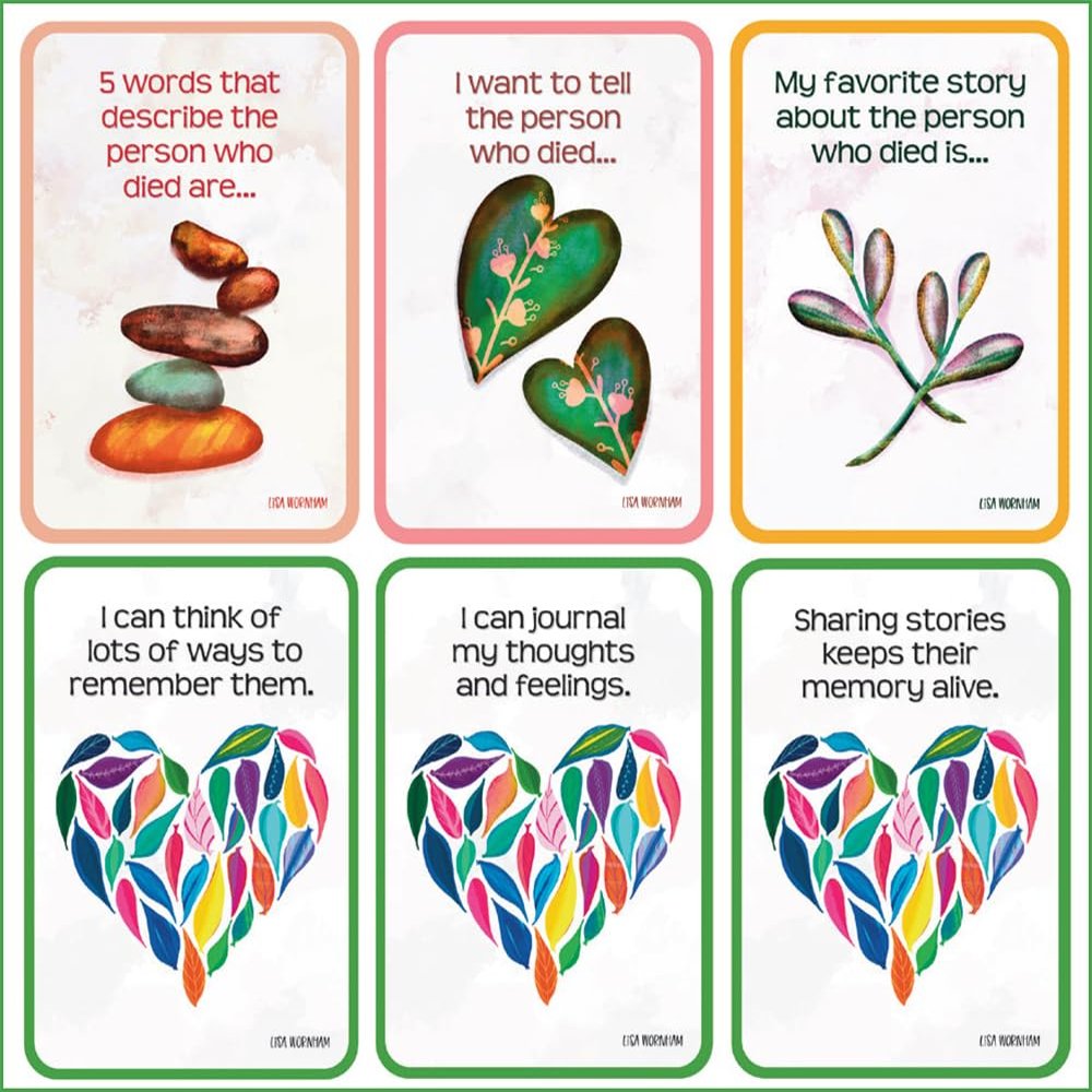 Bright Spots Memory Garden Bereavement Healing Card Game for Grief and Loss