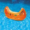 SWIMLINE Inflatable Swimming Pool Float Ride-On Mattress Lounger Raft  Fun Poolside Relaxation for Crew, Canoe, Orange, 46" view 2