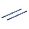 Team Associated 1408 Titanium Turnbuckle, 2.65"/67mm, Silver (2) view 1