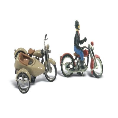 Motorcycles And Sidecar Scenic Details Woodland Scenics