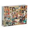 Galison Tribuna of The Uffizi Meowsterpiece of Western Art Puzzle, 1500 Pieces, 32 x 23.75  Difficult Jigsaw Puzzle Featuring Amusing Cat Illustration  Challenging Family Activity view 1