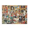Galison Tribuna of The Uffizi Meowsterpiece of Western Art Puzzle, 1500 Pieces, 32 x 23.75  Difficult Jigsaw Puzzle Featuring Amusing Cat Illustration  Challenging Family Activity view 2