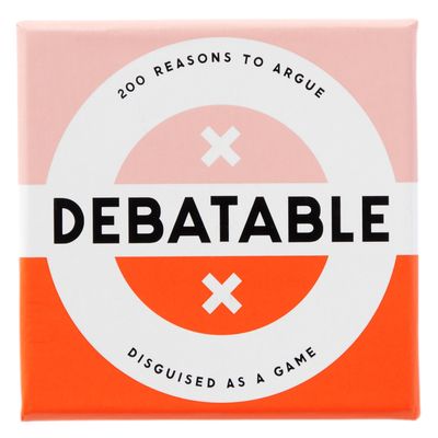 Brass Monkey Debatable Game Set | 200 Two-Sided Game Cards for Things to Argue About | Social Game | Great Gift for Adults