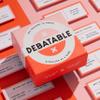 Brass Monkey Debatable Game Set | 200 Two-Sided Game Cards for Things to Argue About | Social Game | Great Gift for Adults view 2