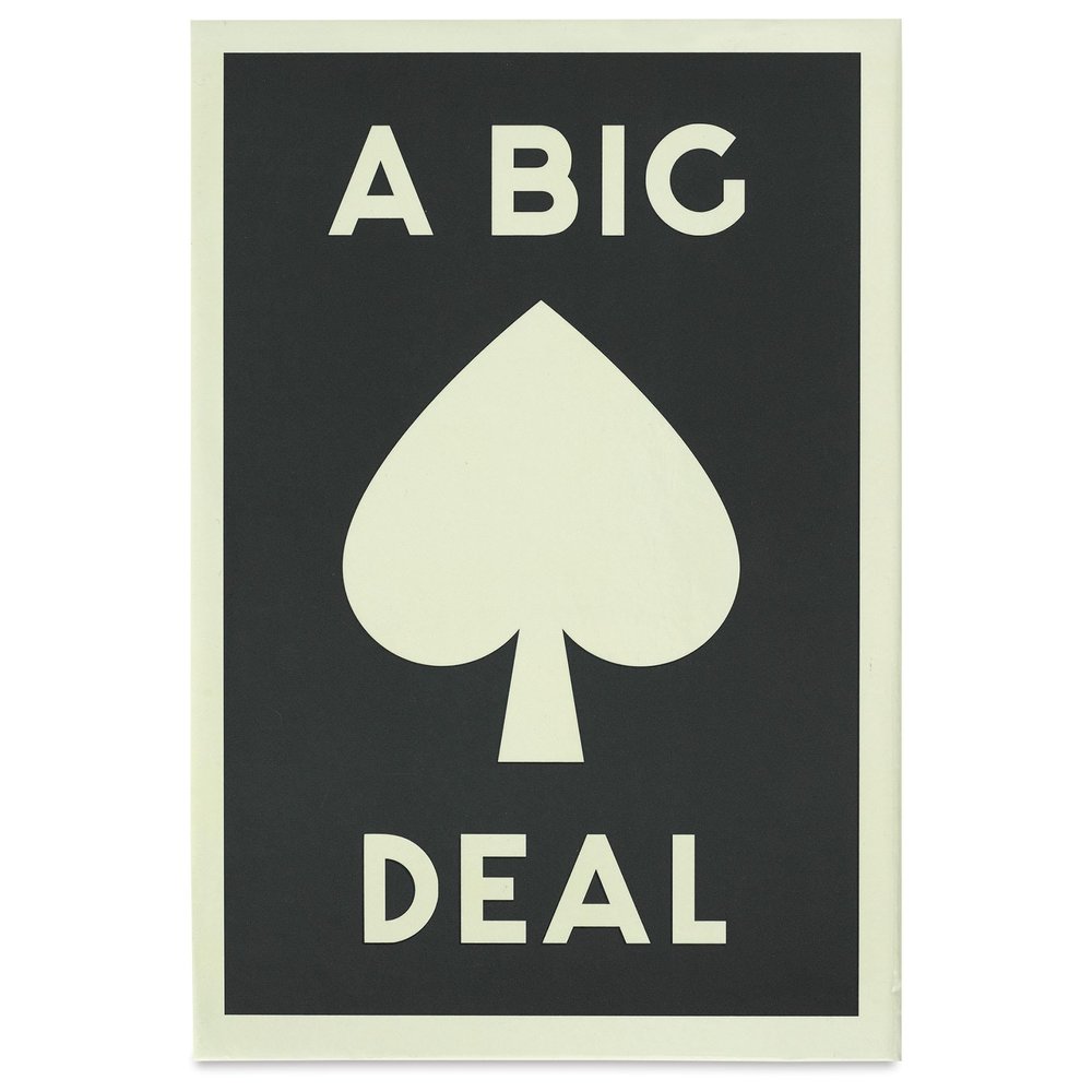 A Big Deal Giant Playing Cards from Brass Monkey - Giant Playing Card Deck with 54 Cards Featuring a Vintage Design, Each Card is 4.5" x 7", Matchbox Style Box (5.125" x 7.5"), Perfect for Game Night