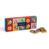 Galison Frank Lloyd Wright Domino Set  28 Double Sided Colorful Geometric Patterned Wooden Domino Pieces view 1