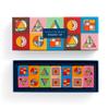 Galison Frank Lloyd Wright Domino Set  28 Double Sided Colorful Geometric Patterned Wooden Domino Pieces view 2