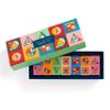 Galison Frank Lloyd Wright Domino Set  28 Double Sided Colorful Geometric Patterned Wooden Domino Pieces view 4
