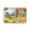 Mudpuppy Dino Mix-Up  Magnetic Build-It Travel Friendly Game with Illustrated Prehistoric Background Scenes Including 2 Dino Characters and Over 40 Mix and Match Magnets for Children Ages 4 and Up view 4