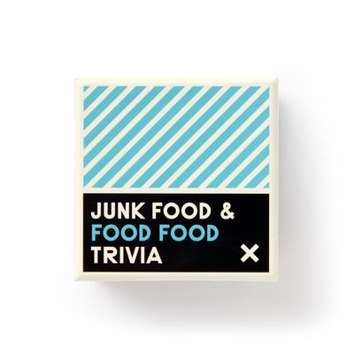 Brass Monkey Junk Food & Food Food Trivia Card Game Set with 200 Unique Questions About Random Food Knowledge for Adults and Kids Ages 13+
