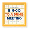 Brass Monkey Bin-go to A Dumb Meeting  Game Book with Perforated People-Watching Bingo Cards for Office Meetings and Cubicle Life view 1