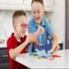 Mudpuppy Shark Stack Up  Shark Themed Wooden Balancing Game for Motor Skill and Dexterity Building for Children Ages 4 and Up, 2+ Players view 3