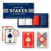 Brass Monkey Raise The Stakes  Classic Poker Starter Game Set with 100 Poker Chips Dealer Marker and Designed Deck of Cards, Suitable for 2+ Players, Great for Beginners! view 1