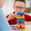 Mudpuppy Wild Wobble!  Colorful Wooden Tumbling Tower Game, 4 Across, Great for Small Hands, Ages 3+ view 2