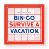 Brass Monkey - Bin-go Survive A Vacation  Game Book with Bingo Cards for Road Trips and Family Vacations view 1