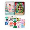 Mudpuppy Enchanted Nutcracker  Magnetic Dress Up Game with Illustrated Christmas Scenes Including 2 Ballerina Characters and Over 40 Mix and Match Magnets Perfect for Holiday Travel view 3