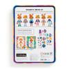 Mudpuppy Rainbow Fashion  Magnetic Dress Up Game with Illustrated Rainbow Scenes Including 2 Furry Characters and Over 40 Mix and Match Magnets Perfect for Travel view 3