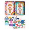 Mudpuppy Rainbow Fashion  Magnetic Dress Up Game with Illustrated Rainbow Scenes Including 2 Furry Characters and Over 40 Mix and Match Magnets Perfect for Travel view 4