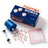 Brass Monkey Fighting Words  Fast Paced Word Making Dice Game Includes Sand Timer 15 Six-Sided Dice and Dice Cup, 2+ Players view 1