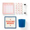 Brass Monkey Fighting Words  Fast Paced Word Making Dice Game Includes Sand Timer 15 Six-Sided Dice and Dice Cup, 2+ Players view 3
