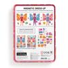 Mudpuppy Butterfly Bliss  Magnetic Dress Up Set Including 2 Illustrated Butterfly Themed Background Scene and 40+ Mix and Match Magnets view 3