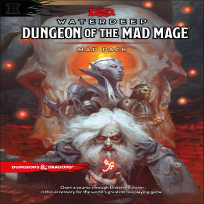 Dungeons & Dragons Waterdeep: Dungeon of The Mad Mage Maps and Miscellany (Accessory, D&D Roleplaying Game)