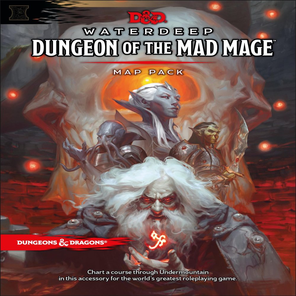 Dungeons & Dragons Waterdeep: Dungeon of The Mad Mage Maps and Miscellany (Accessory, D&D Roleplaying Game)