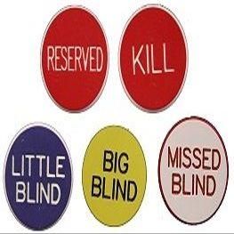 CHIPS and GAMES Professional Texas Holdem 5 Button Package
