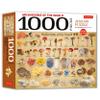 Mushrooms of The World - 1000 Piece Jigsaw Puzzle: for Adults and Families - Finished Puzzle Size 29 x 20 inch (74 x 51 cm); A3 Sized Poster view 1