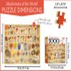 Mushrooms of The World - 1000 Piece Jigsaw Puzzle: for Adults and Families - Finished Puzzle Size 29 x 20 inch (74 x 51 cm); A3 Sized Poster view 3
